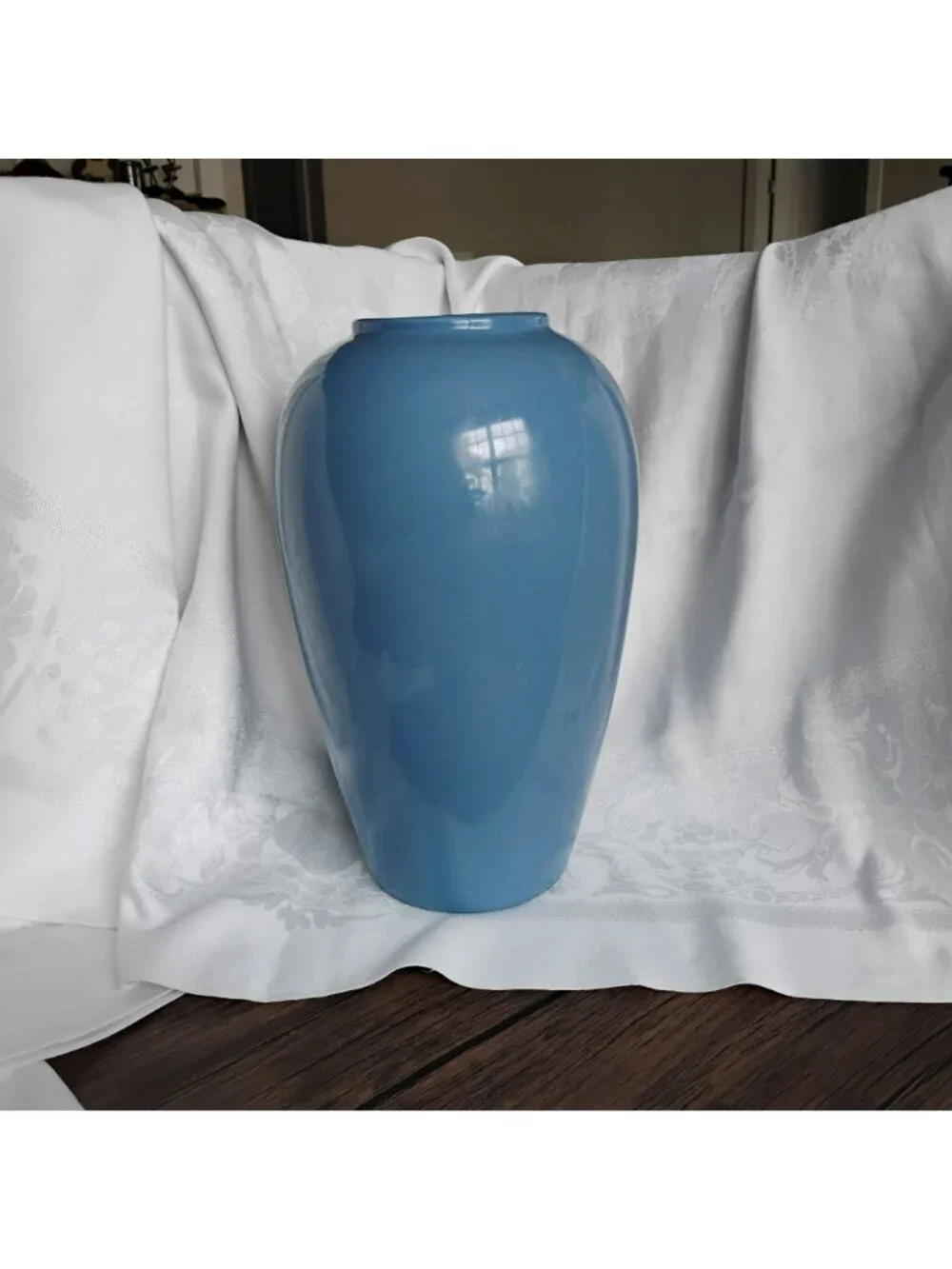 Vintage Royal Haeger Blue Vase 13